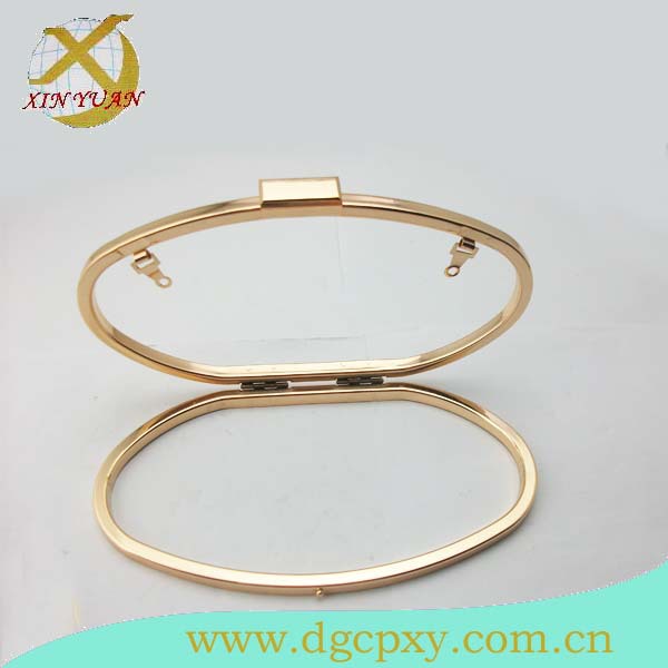 厂家直销 金色口金较 ，手袋较， 钱包夹 箱包手袋五金配件