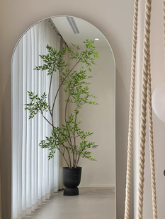 Nantian Bamboo Large Green Plant Light Luxury Indoor Living Room Bionic Plant Floor-Standing Decorative Flower Pot Ornaments