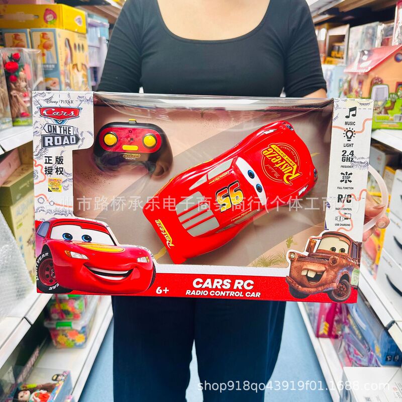 Authentic Disney Remote Control Cars Lightning Mcqueen Toy Car Rechargeable Supercar Responsive Racing Car for Boys
