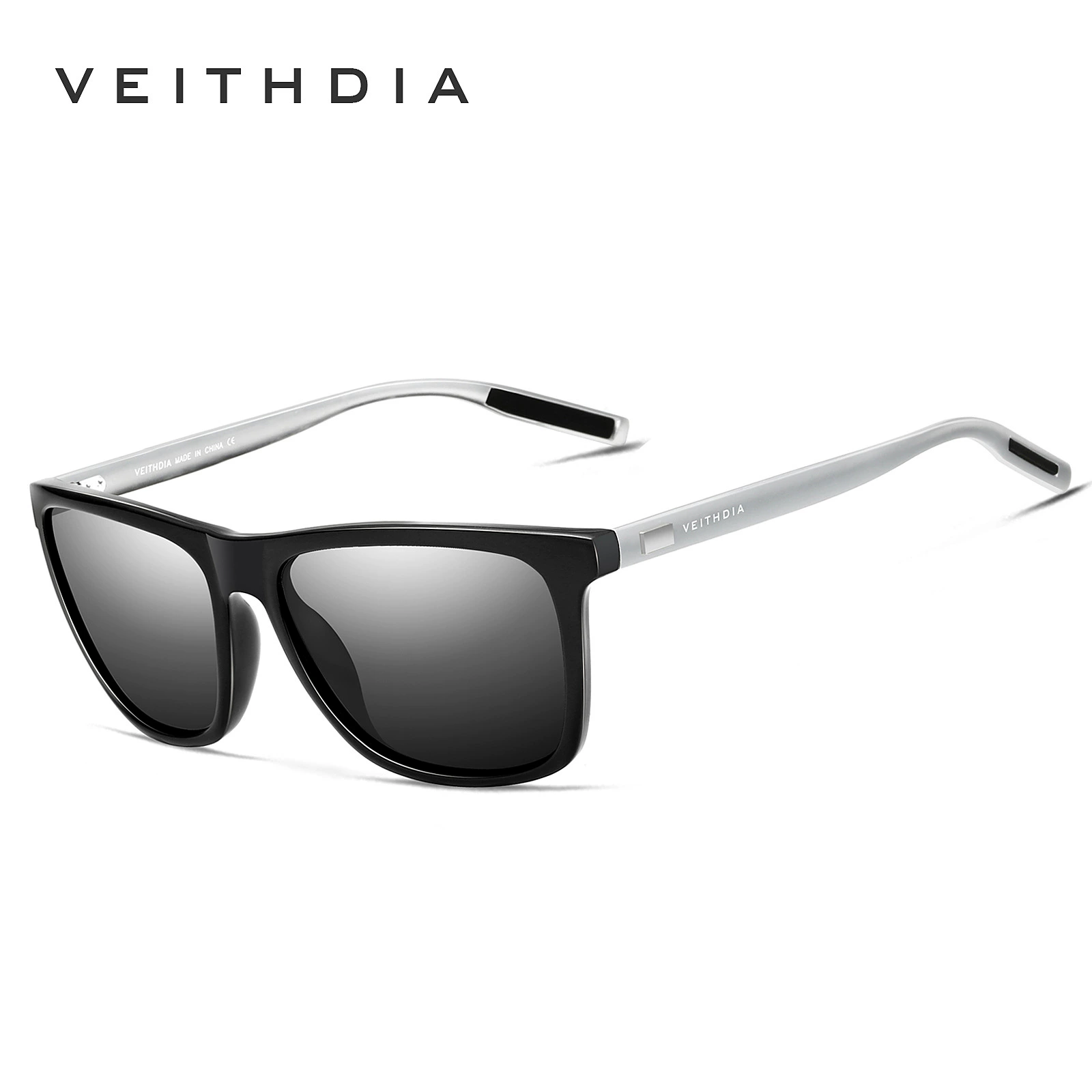 Sunglasses (VEITHDIA) Square Frame, Unisex, UV Protection, Multiple Frame & Lens Options