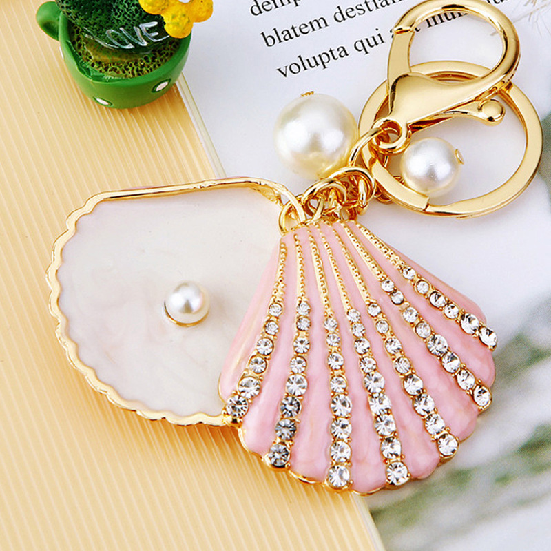 55g Weight Lobster Trigger Clasp Closure Clasp Closure Type Rhinestones Inlay Material Keychain Classification 1 Piece Quantity Daily Occasion Zinc alloy Material Shell Pattern Unisex Gender Plating, Diamond Design Elegant, Cute, Simple Style Style 1 Piece Elegant Cute Simple Style Shell Zinc Alloy Plating Diamond Rhinestones Unisex Lobster Trigger Clasp Closure Keychain 2