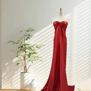 布料仿真丝批发襦裙汉服连衣裙衬衫睡衣礼服面料仿醋酸缎面速卖通
