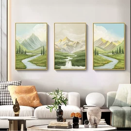 现代装饰画;油画;工艺画