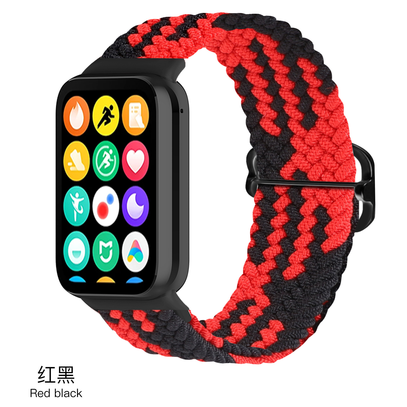 8#red black