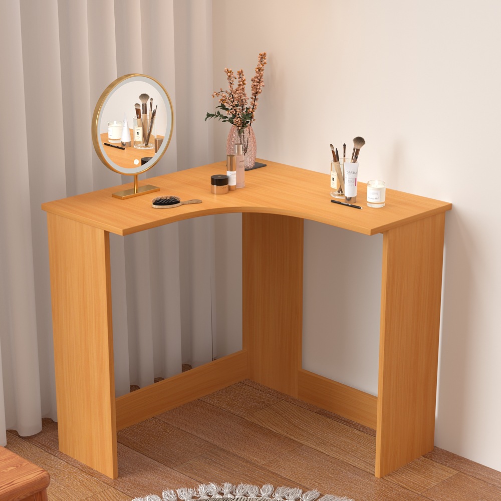 Transfronterizo L-shaped梳妆台 dormitorio escritorio de computadora simple esquina casa pequeña mesa de maquillaje mesa de esquina alquiler image 4