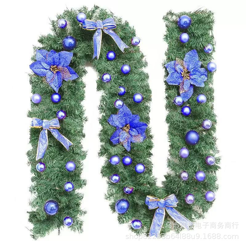 2.7 meters 240 heads blue plus decoration