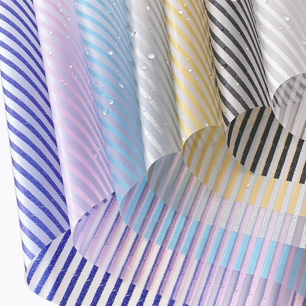 Papel de embalaje de flores Regalo de vacaciones Tela vertical Papel de embalaje mate Material de embalaje de flores Embalaje de flores