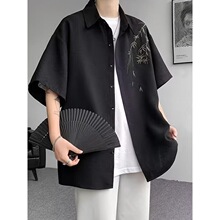 M 72806 New Chinese Style Ice Silk Shirt ����ʽ���z�r��