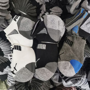 Foreign trade tail single men's and women's thickened towel bottom boat Socks outdoor sports leisure shallow socks wholesale large quantity discount