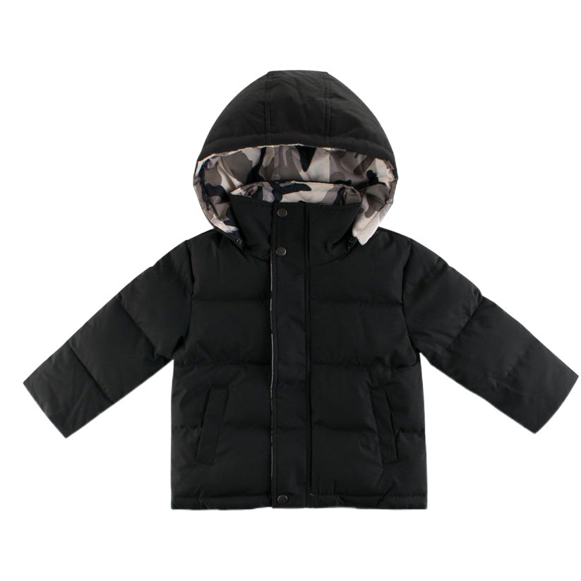 Ropa acolchada de algodón para niños, prendas de vestir de invierno, chaqueta acolchada de algodón reversible de estilo coreano, ropa para bebés, envío directo, 2024