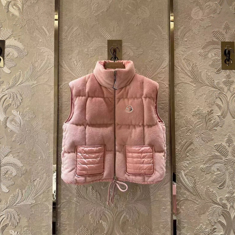 Cross-border Arques rabbit fur patchwork down vest, thickened for warmth in autumn and winter, with a stand-up collar, a luxurious and stylish design for women Cross-border Arques rabbit fur patchwork down vest, thickened for warmth in autumn and winter, with a stand-up collar, a luxurious and stylish design for women