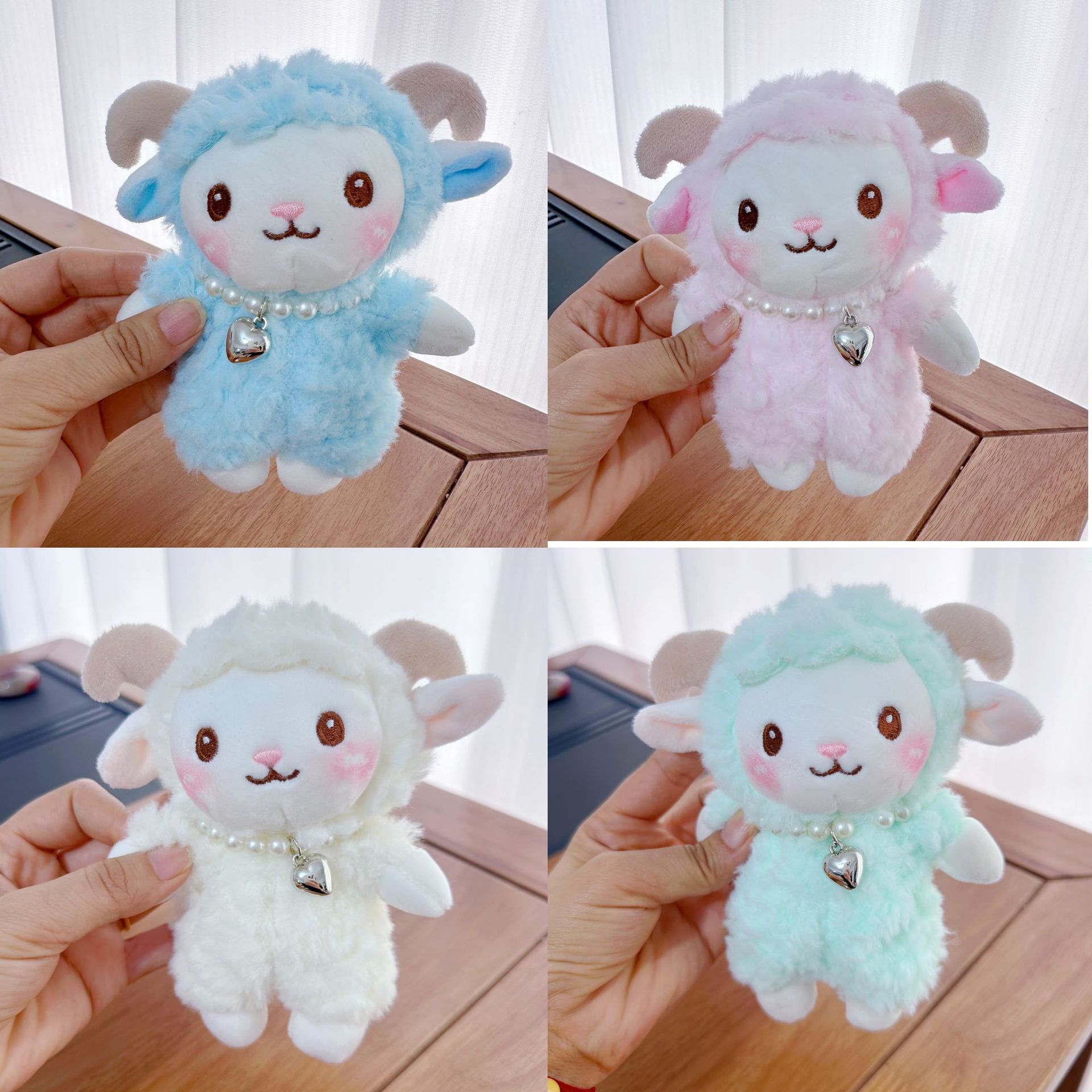 Cuatro pulgadas muñeca de peluche pequeño colgante muñeca llavero muñeca mochila colgante juguete de peluche regalo