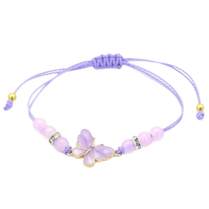 Pulsera Tejida de Mariposa en Aleación de Zinc para Parejas image 5