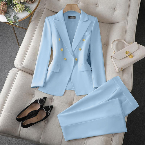 Professional small suit suit for women with high-quality two-piece 2026 autumn new slim business casual suit and coat