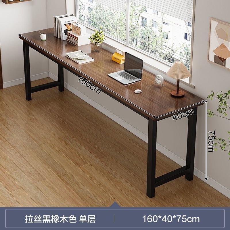 Mesa Mesa de estudio de estudiantes Mesa de dormitorio Mesa de alquiler de casa contra la pared Mesa de cama extrema estrecha Mesa de computadora simple image 15