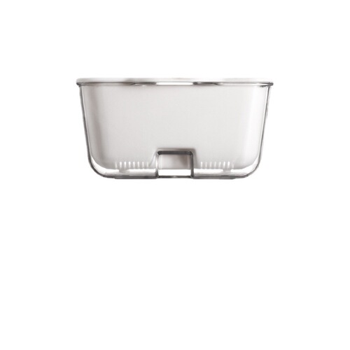 Double-layer drain basket mini fruit plate creative kitchen vegetable washing basket multi-functional transparent water filter basin filter artifact