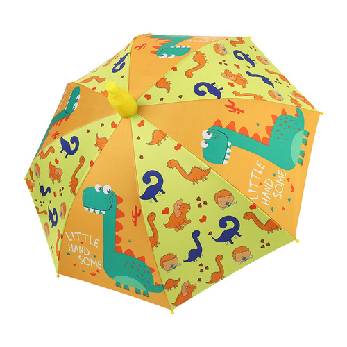 Children's umbrella creative waterproof cover vinyl sunny umbrella long handle cartoon kindergarten children's umbrella automatic children's sun umbrella