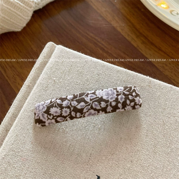 Coffee purple purchasing agent rectangular BB hair clip