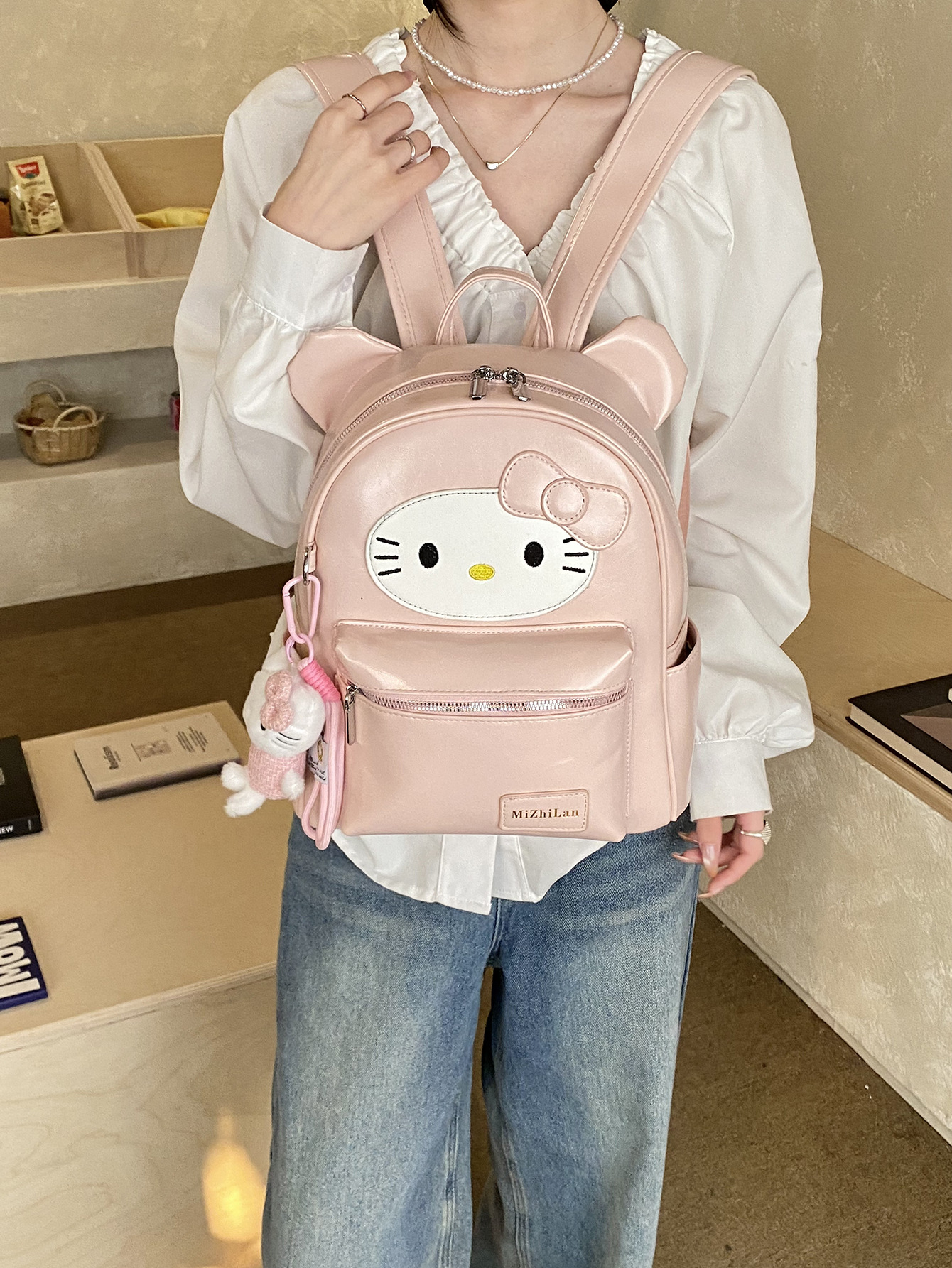 Mochila, mochila de mujer, mochila de hombro, mochila de viaje diario, mochila de nicho, mochila de gran capacidad.