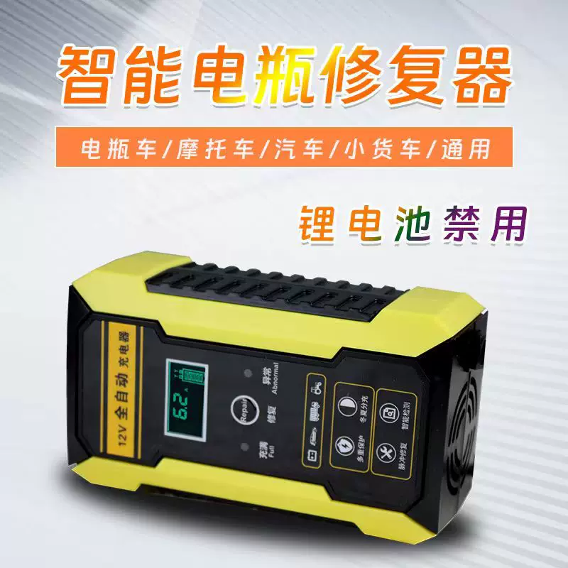 Universal electric car, smart charger, copper rechargeable battery charging, 12v