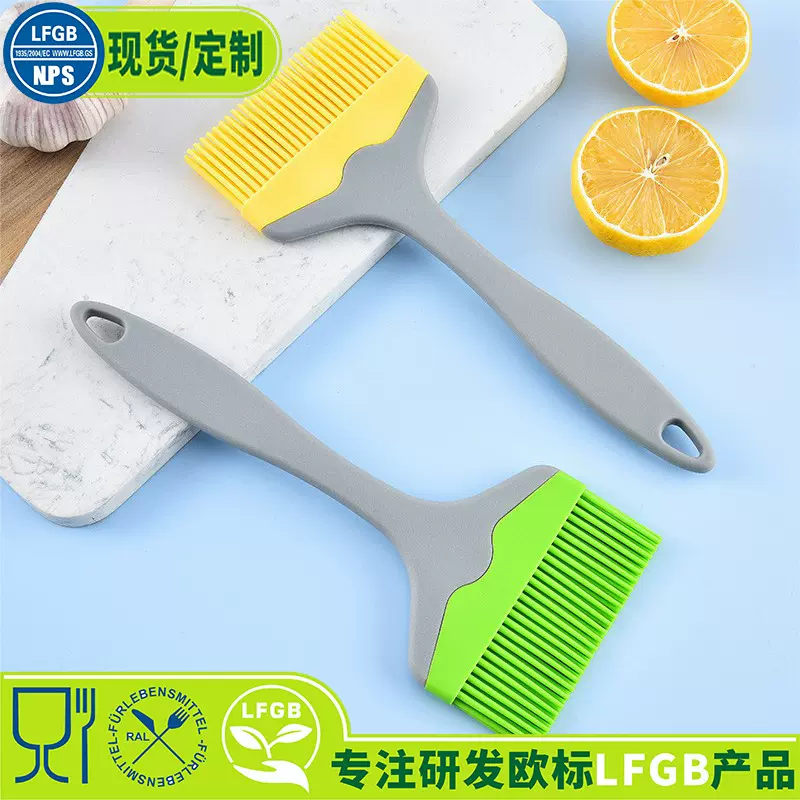 大号硅胶油刷宽口分体油刷户外烧烤刷调料刷耐高温硅胶油刷子现货