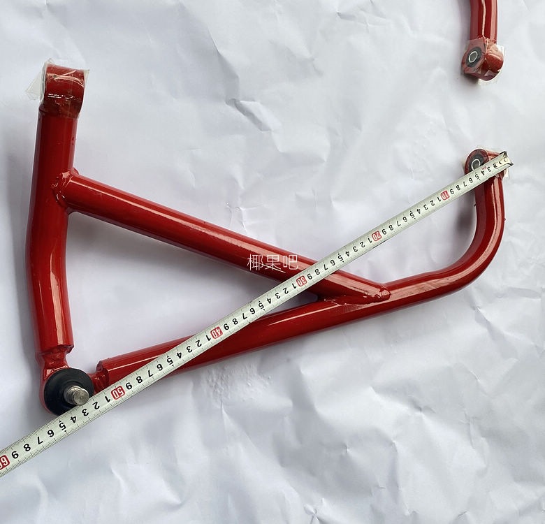 Modified four-wheel off-road motorcycle parts, sports-style racing go-kart frame, upper and lower swing arms with ball joints