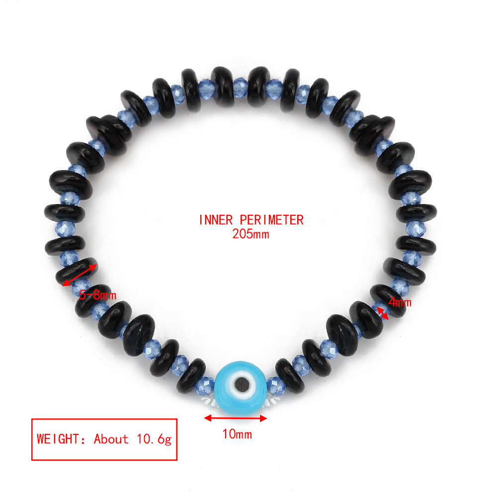 Fashion Eye Copper Inlay Zircon Bracelets 1 Piece