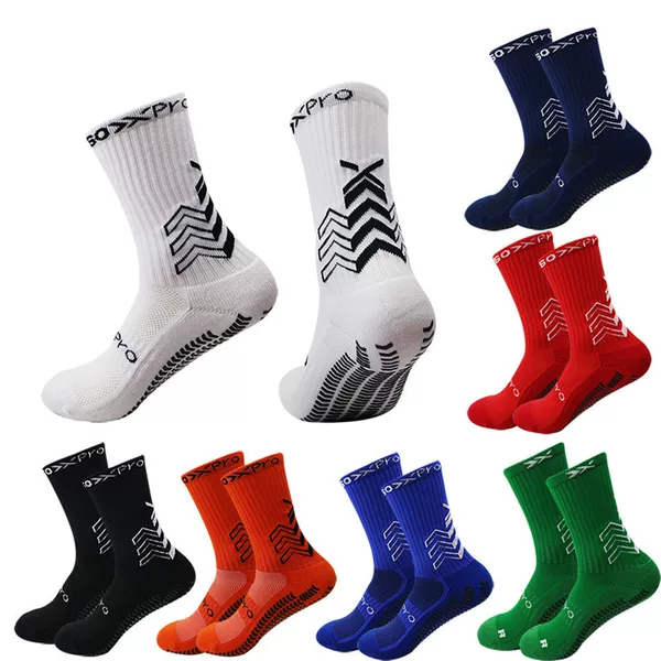 Football Socks Practical Sports Training Long Tube Sweat Absorbing Glue-dispensing Basketball Socks Non-slip Glue-dispensing Socks soxpro Socks