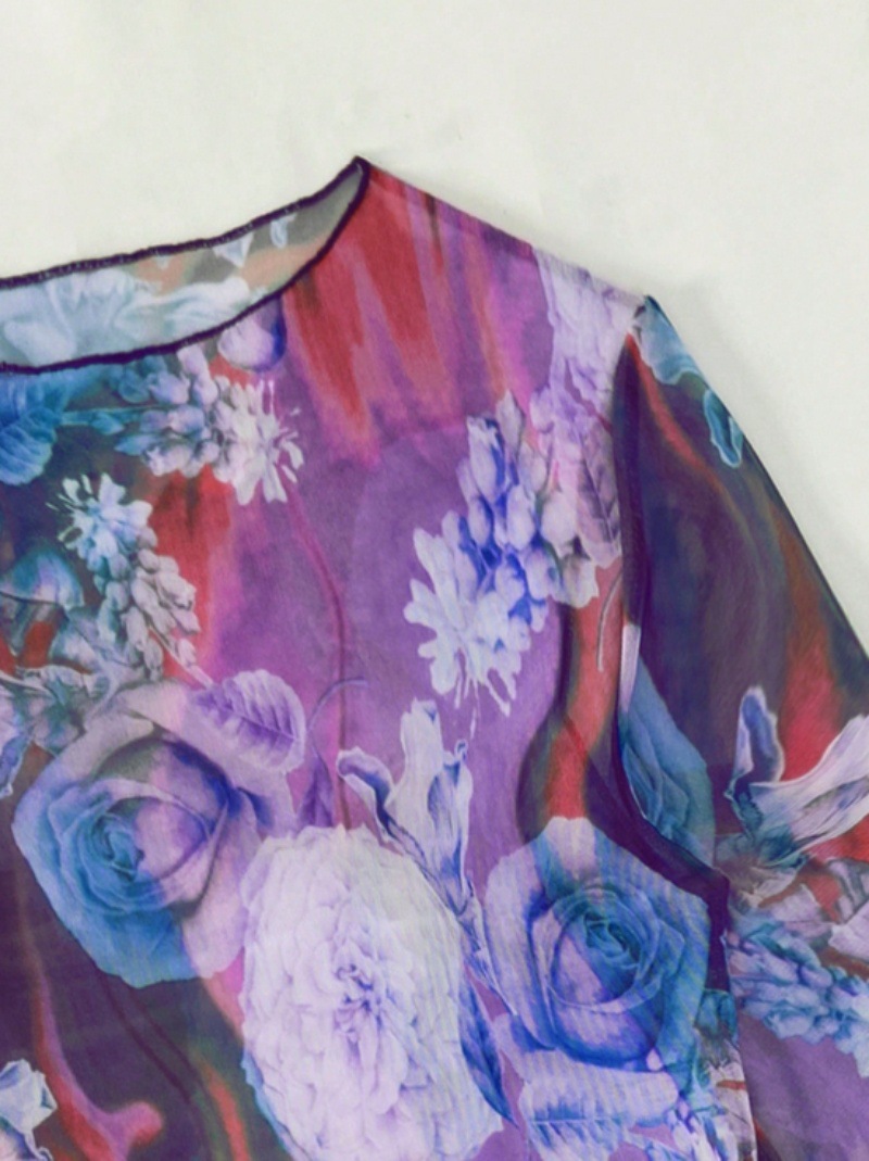 GraceChic GraceChic - Top a tubino con spalle scoperte, stampato, stile transfrontaliero europeo e americano, da donna_voghion.com