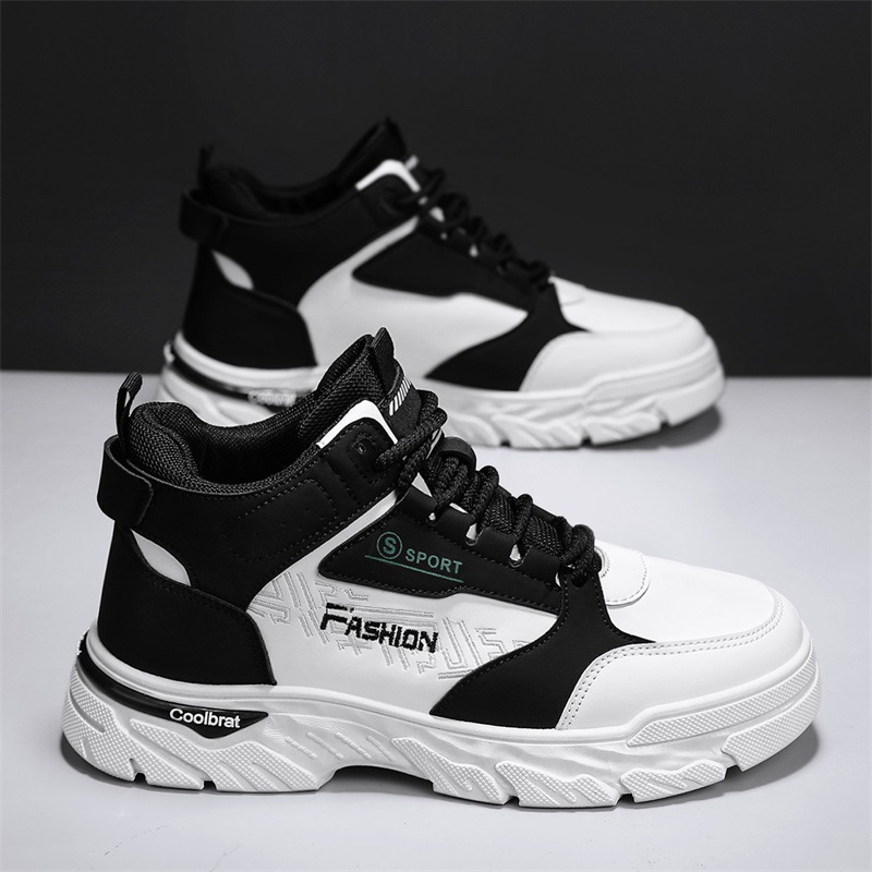 Botas de cuero de alto nivel para hombres Martin otoño y invierno nuevas tendencias de turismo deportivo al aire libre con botas de hombre de correa de altura