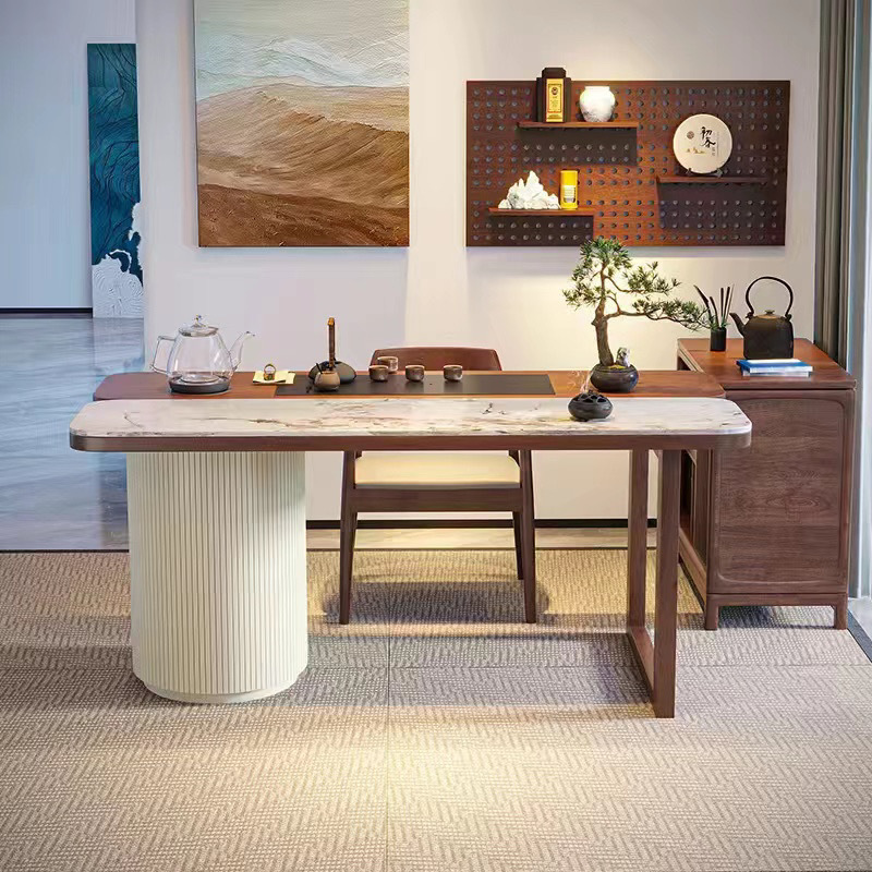 1.0m 티 테이블 + 히로시마 의자