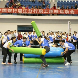 Fun games props wheel rolling company group building activities group quality development activities