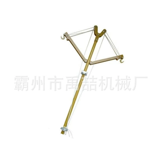 横担绝缘临时抱杆可调式导线固定羊角抱杆带电作业羊角型绝缘抱杆