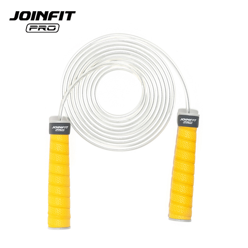 JOINFIT 크리스탈 스틸 와이어 로프 건너 뛰기 PRO 에디션 성인 스포츠 어린이 초등 및 중등 학교 학생 시험 스포츠 베어링 건너 뛰기 로프