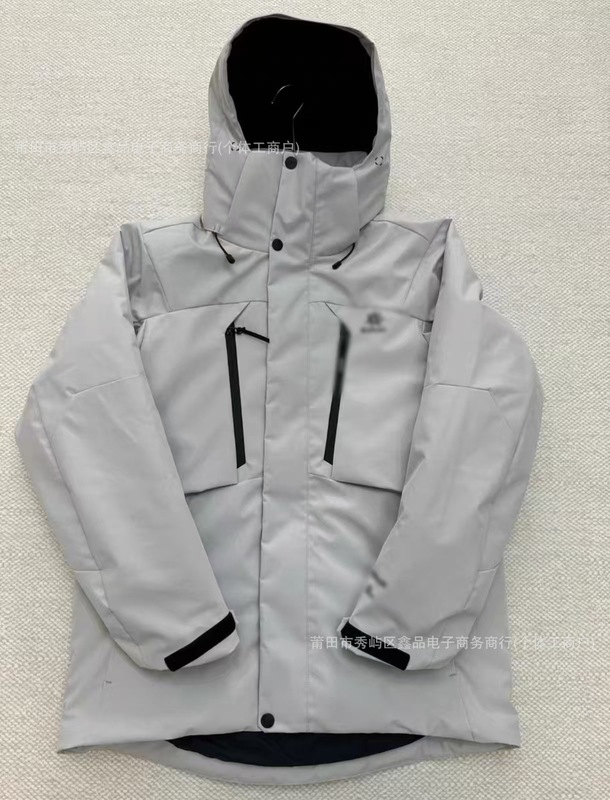 莆田高端太阳石羽绒服冲锋外套高帽领防风雪高效保暖男女时尚简约|undefined