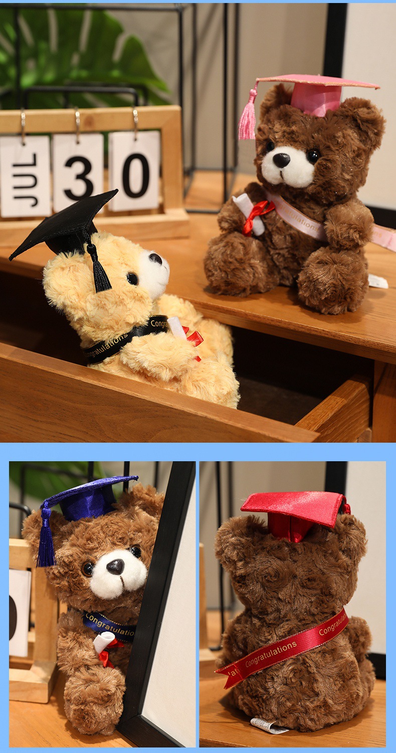 Graduation Teddy Bear For Kindergarten Primary And College Degrees_voghion.com