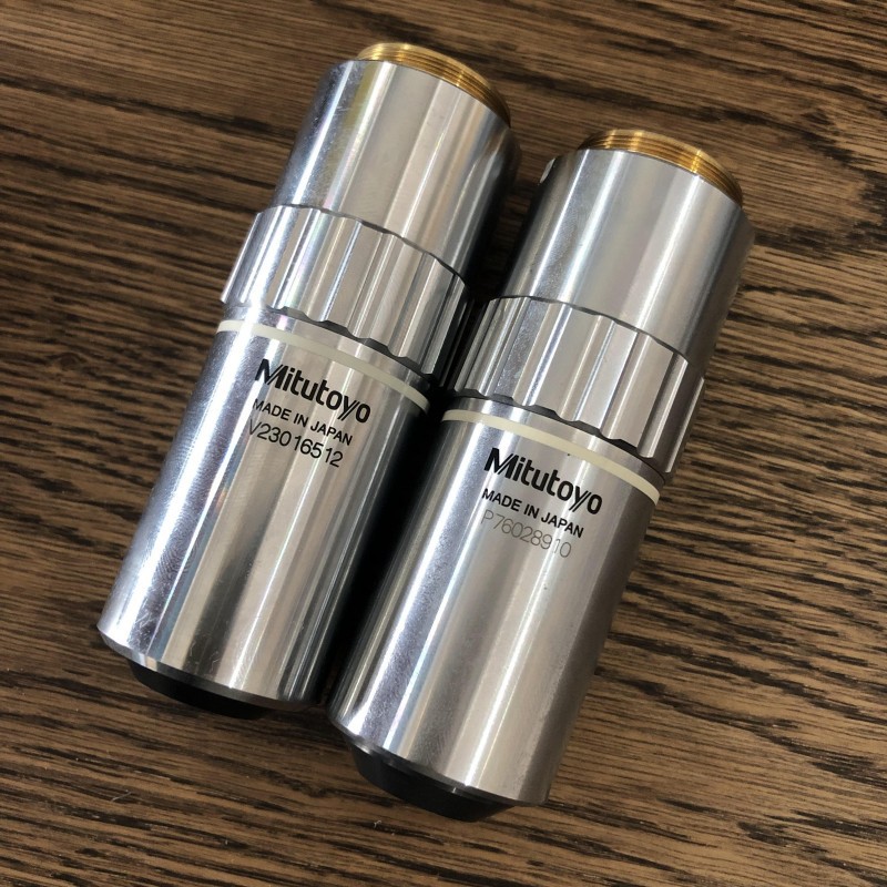 Mitutoyo/三丰M Plan Apo 100X/0.70显微镜视觉摄影物镜 9新