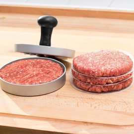 源头工厂 圆形肉类压饼器 牛扒猪扒肉碎汉堡工具 肉饼制作模