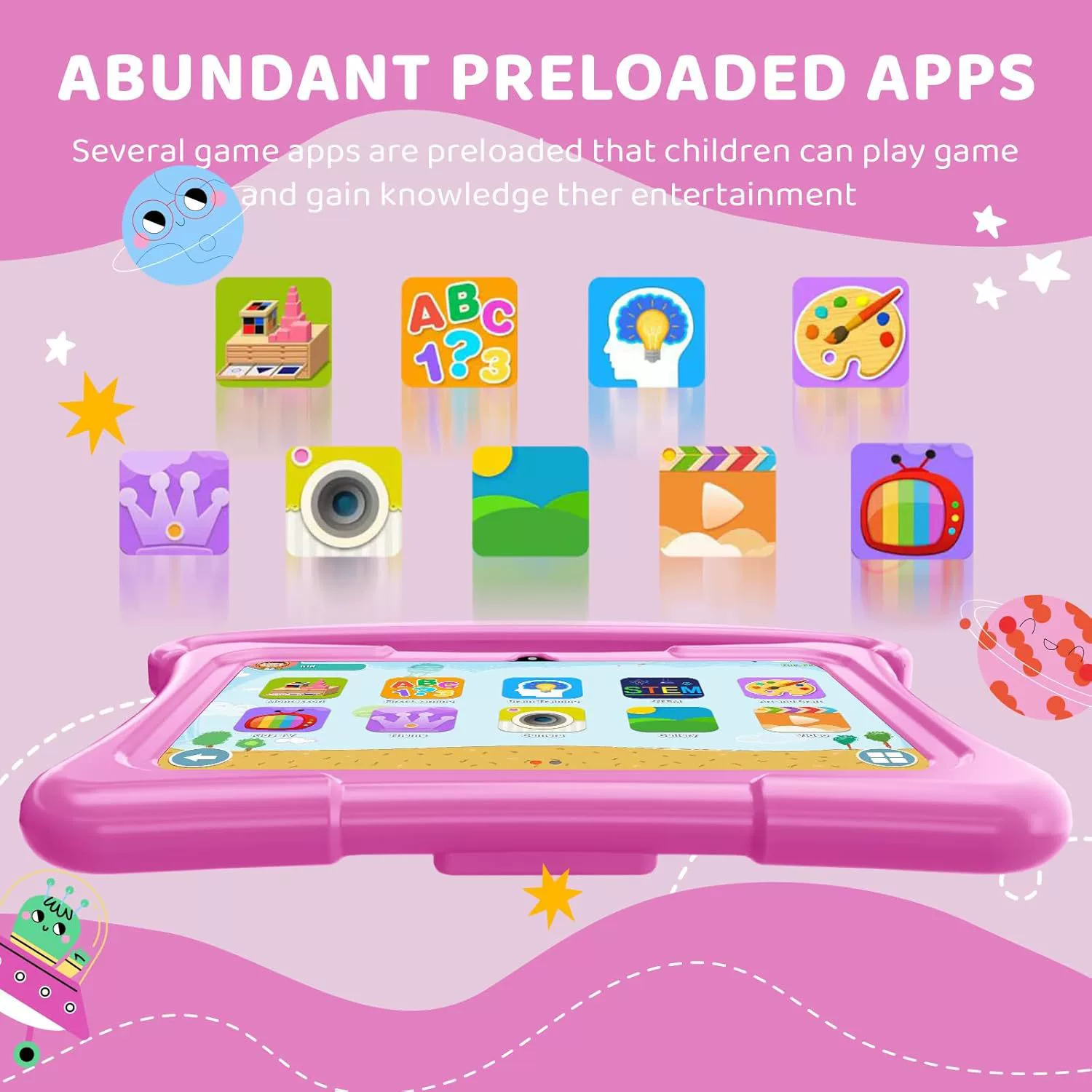 HYRS Kids Tablet 7 дюймов Андроид планшет для детей игровая приставка
