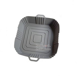 Cross-border square air frying pan mat food grade silicone baking pan reusable pan mat kitchen baking utensils