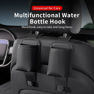 Multifunctional Hook for Headrest, Seat | Car cup holder/beverage holder