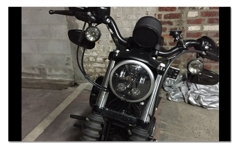 Suitable for 5.75inch Harley X48 Dyna 883R7501200 Benda 250 Motorcycle Modified Led Headlight