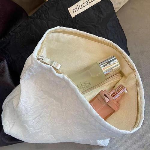 Cosmetic bag  new bubble rose storage bag travel business trip extra large capacity portable high-end sense