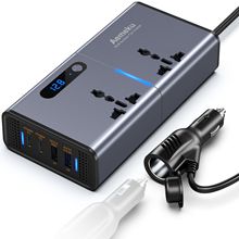 200W车载逆变器12/24转220V电源转换器插座PD车载快充电器Aemeku