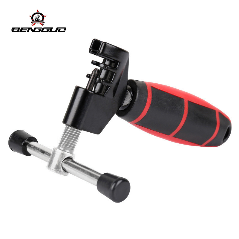 Bicycle Chain Cutter Car Chain Removal Chain Tool Chain Beater Red Handle Chain Cutter Riding Equipment