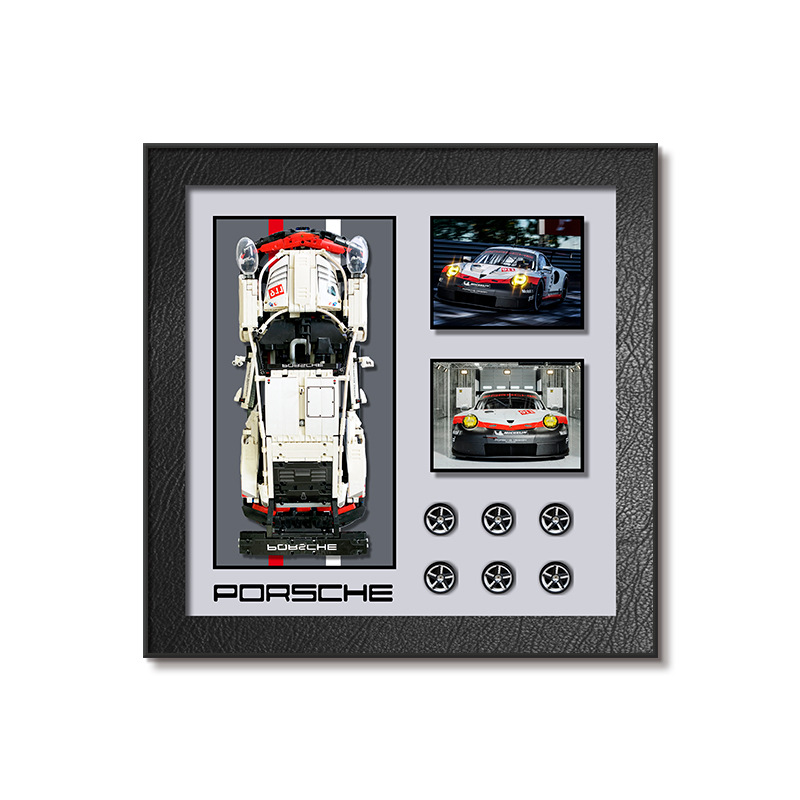 Sala de estar sofá pared de fondo pintura decorativa transfronteriza exclusivamente para bloques de construcción hechos a mano pintura colgante de automóvil pintura física tridimensional 3D