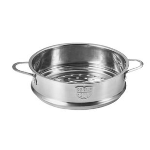 Stainless steel 304 steamer steamed buns kitchen utensils 18/20/22CM snow pan supporting steamer factory wholesale