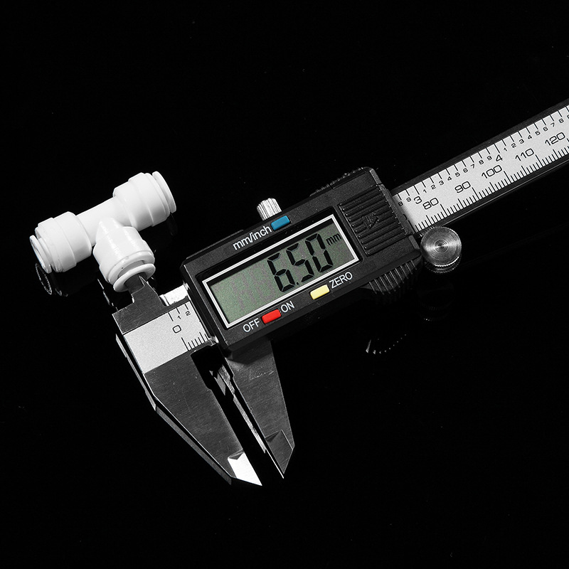 T-tipo purificador de agua pura máquina ro accesorios de la máquina de 2 puntos conexión rápida T-tipo tee 702 tee enchufe rápido conector