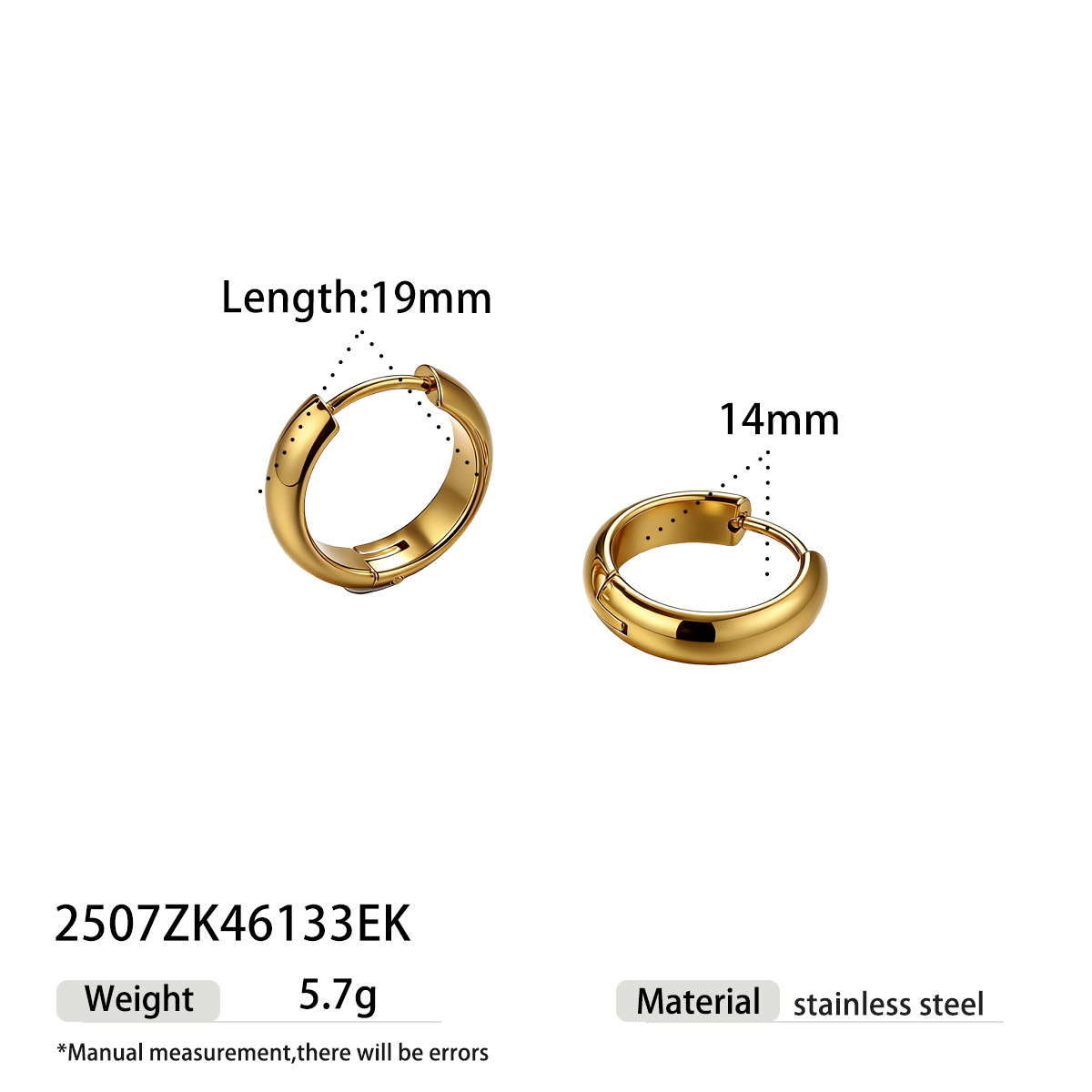 Taina europa y americana pendientes de acero inoxidable lujoso ligero de alto nivel brillante chapado en oro y plata pendientes de color contraste transfronterizos pendientes calientes image 13