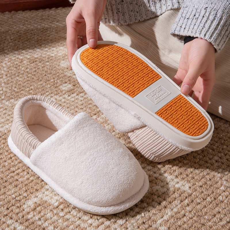 Winter Cotton Slippers with Heel for Women, Fashionable and Versatile, Non-Slip, Thick-Soled, Fleece-Lined, Warm Snow Boots, Couple Cotton Shoes for Men Winter Cotton Slippers with Heel for Women, Fashionable and Versatile, Non-Slip, Thick-Soled, Fleece-Lined, Warm Snow Boots, Couple Cotton Shoes for Men